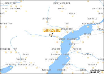 map of Garzeno