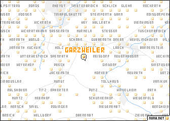 map of Garzweiler