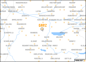 map of Garz