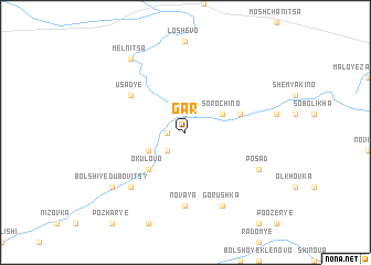 map of Gar\