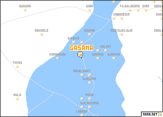 map of Gasama