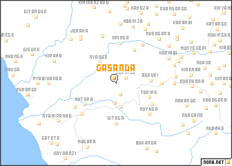 map of Gasanda