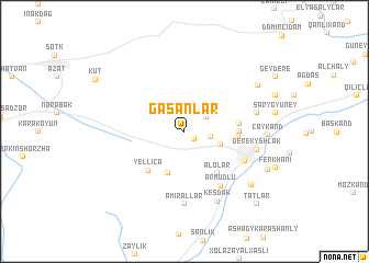 map of Gasanlar