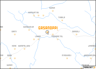 map of Gasa Noppi