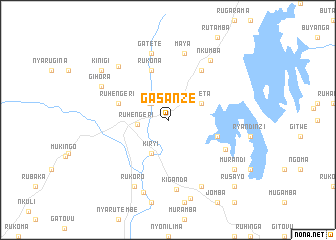 map of Gasanze