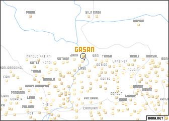 map of Gasān