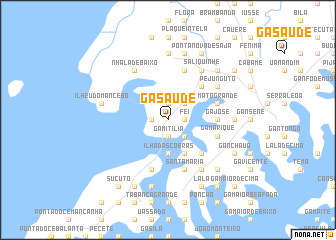 map of Gã Saúde