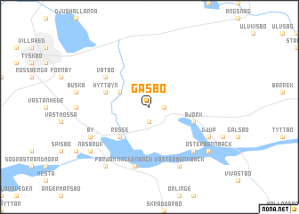 map of Gåsbo