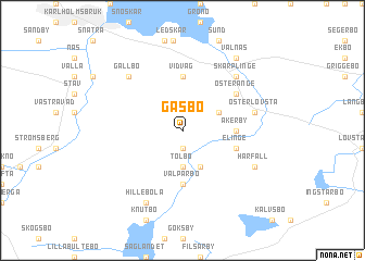 map of Gåsbo