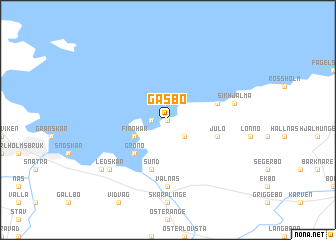 map of Gåsbo