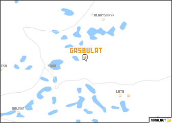 map of Gasbulat