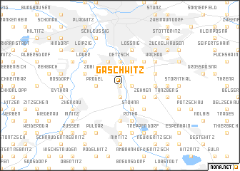 map of Gaschwitz