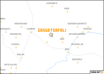 map of Gasdé Tsafali