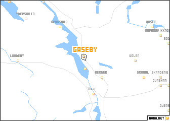 map of Gåseby