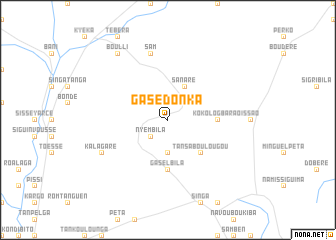 map of Gasédonka