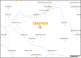 map of Ga-Sefoka