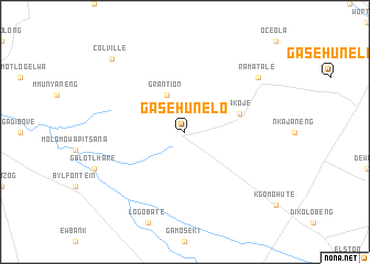 map of Ga-Sehunelo