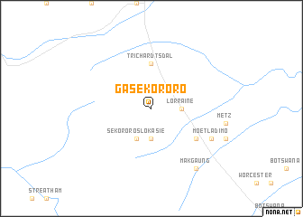 map of Ga-Sekororo