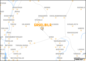 map of Gasèl Bila