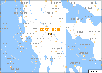 map of Gas el Naal