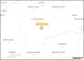 map of Gasenki