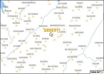 map of Gasenyi