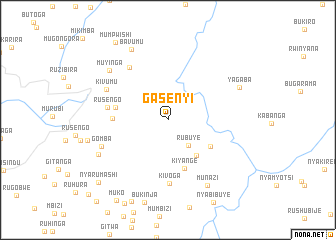 map of Gasenyi