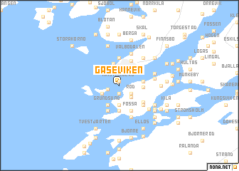 map of Gåseviken