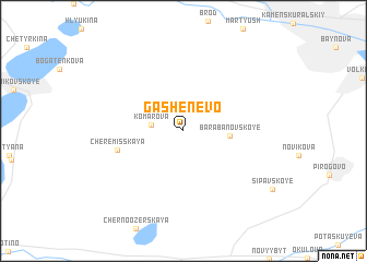 map of Gashenëvo