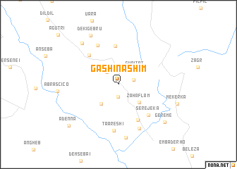 map of Gashī Nashīm