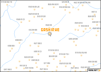 map of Gashirwe