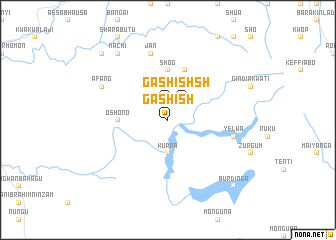 map of Gashish