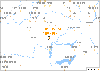map of Gashish