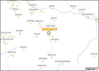 map of Gashkīn