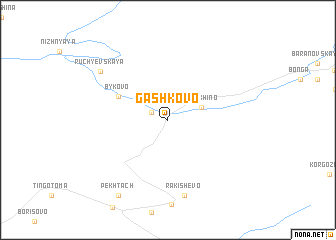 map of Gashkovo