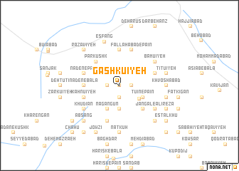 map of Gāshkū\