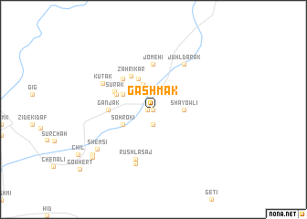 map of Gashmak