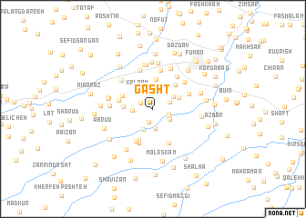 map of Gasht