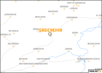 map of Gasichevka