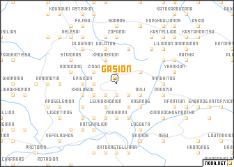 map of Gásion