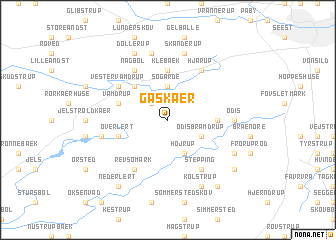 map of Gåskær