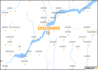 map of Gaskia Mana
