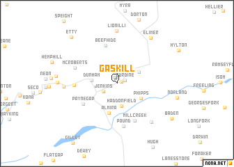 map of Gaskill