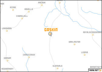 map of Gaskin