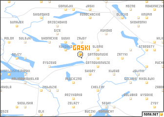 map of Gąski