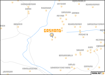 map of Gasmānd