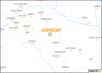 map of Gas Mazūr