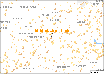 map of Gasnell Estates