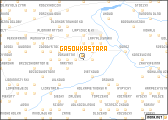 map of Gąsówka Stara