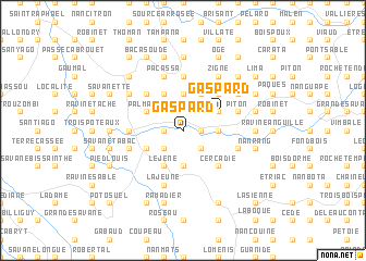 map of Gaspard